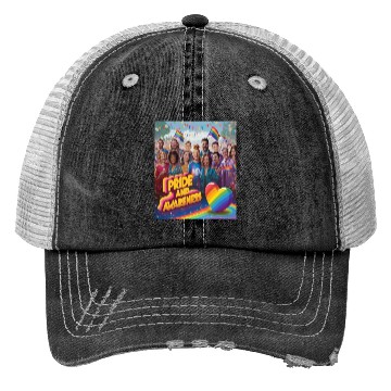Discover LGBTQ Pride and Awareness Designs illustration Trucker Hats