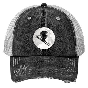 Discover MOON SKIER DESIGN Trucker Hats