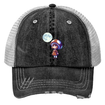 Discover Moon Girl Trucker Hats