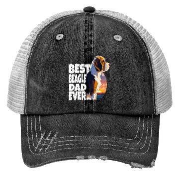 Discover BEST BEAGLE DAD EVER Trucker Hats