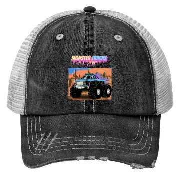 Discover monster truck Trucker Hats