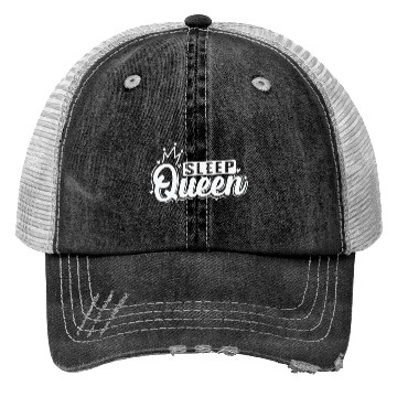 Discover Sleep Queen Dreaming Night Trucker Hats