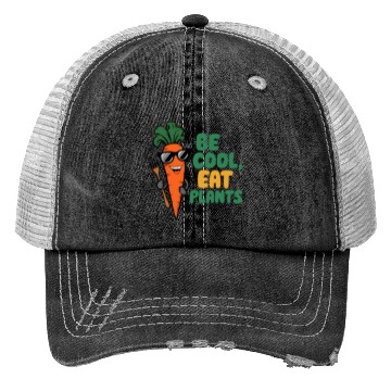 Discover Cool Carrot In Sunglasses Trucker Hats