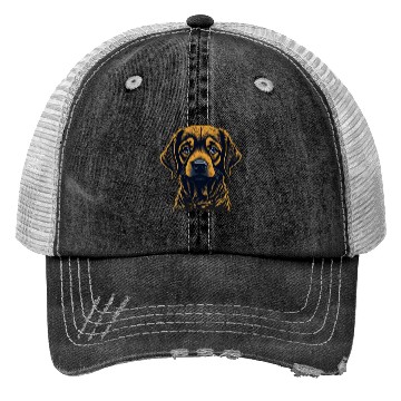 Discover sad dog Trucker Hats