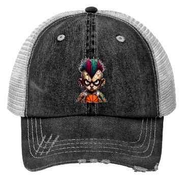 Discover Punk Basketball Trucker Hats