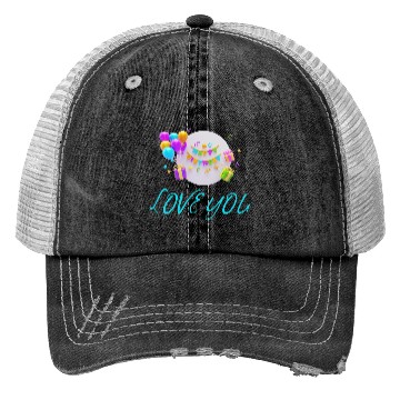 Discover FAMILY - LOVE YOU Trucker Hats