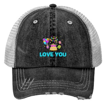 Discover FAMILY - LOVE YOU Trucker Hats