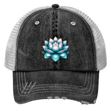 Discover Serene Lotus Trucker Hats
