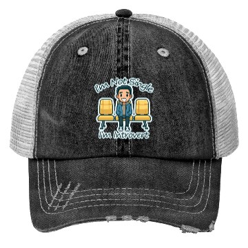 Discover I'm Not Single. I'm Introvert (boy) Trucker Hats