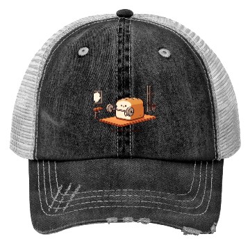 Discover Get That Grain: Funny Bread Gym Lifting Trucker Hats