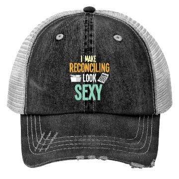 Discover Sexy Spreadsheet Accountant Bookkeeper Trucker Hats