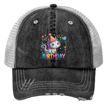 Discover Its My Birthday Sweet Birthday Dragon Trucker Hats