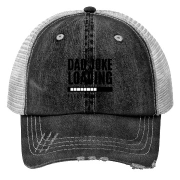 Discover Black and Gray Bold Father s Day Occasion Trucker Hats
