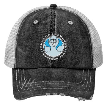 Discover Seal of approval, awesome job Trucker Hats
