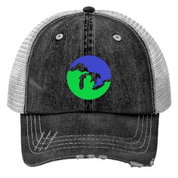 Discover Great Lakes Weather Merch! Trucker Hats