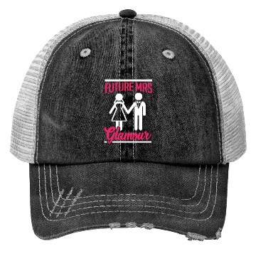 Discover Bridal Future Mrs Glamous Trucker Hats