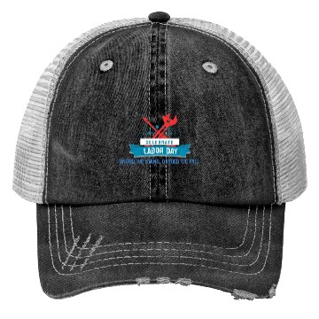 Discover Labor Day Unity Design Trucker Hats