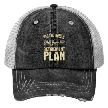 Discover Retirement plan ham radio operator Trucker Hats