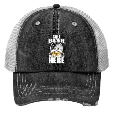 Discover Funny Golf Beer Trucker Hats Funny Picture