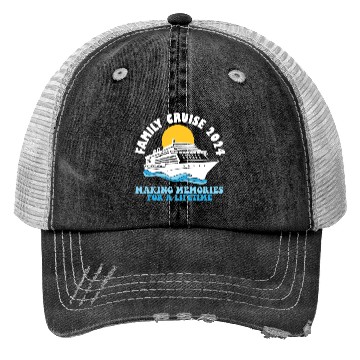 Discover Family Cruise 2024 Voyage Cruising Tour Matching Trucker Hats