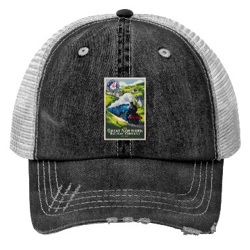 Discover Great Northern Railway Company Ireland Trucker Hats