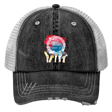 Discover Labor Day Celebration Artwork Trucker Hats