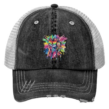 Discover Rainbow Connection Embrace ,Happy Pride Trucker Hats