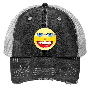 Discover Smile Face Have a Nice Day Promote Happiness Joy Trucker Hats