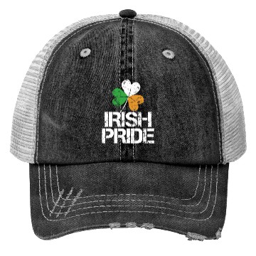 Discover IRISH PRIDE Celtic Cross St Patricks Day Trucker Hats