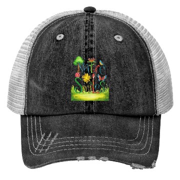Discover Nature Smiles - Spring Season Trucker Hats