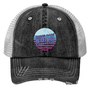 Discover Weird Dads Build Character Funny Dad Trucker Hats