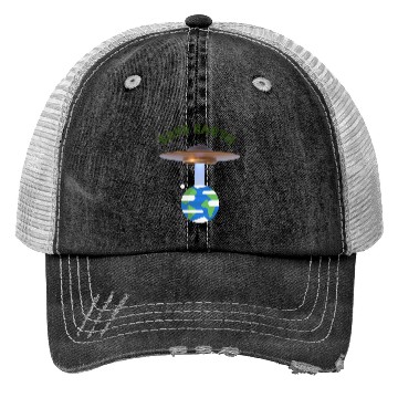 Discover Save Earth, UFOs and Aliens, Climate Change Trucker Hats