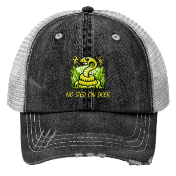 Discover No step on snek Trucker Hats