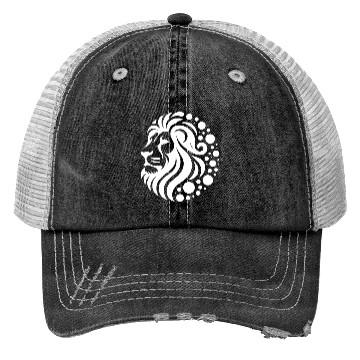 Discover Proud Lion's Head With Mane Trucker Hats