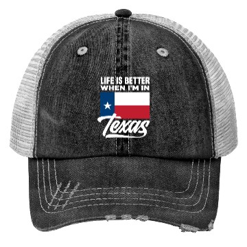 Discover Texas Life Trucker Hats