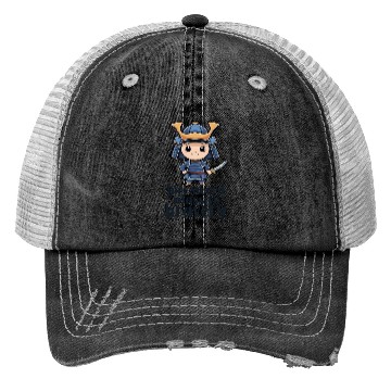 Discover Chibi Samurai Trucker Hats