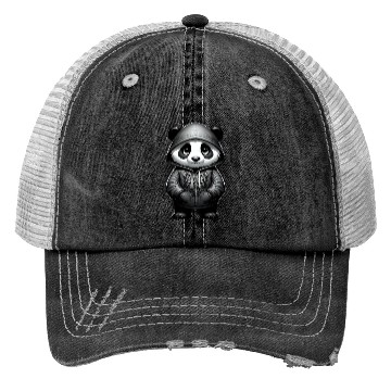 Discover Streetwise Panda Cub Trucker Hats