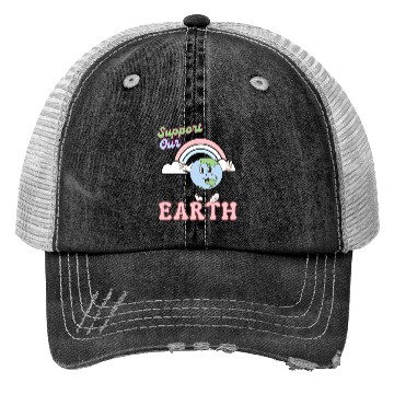 Discover Support Our Earth Day Trucker Hats