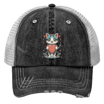 Discover cat mom Trucker Hats