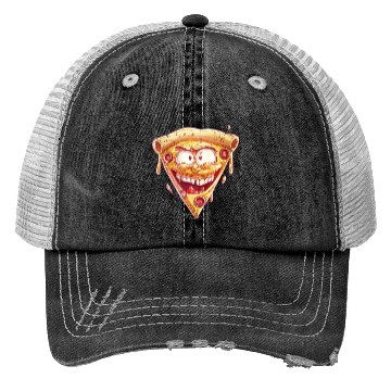 Discover Cheesy Grinning Slice Captures Joy Trucker Hats