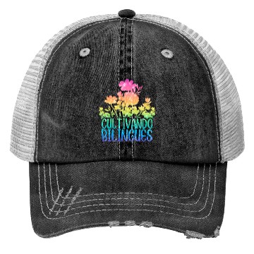 Discover Cultivando Bilingües Spanish Teacher Trucker Hats