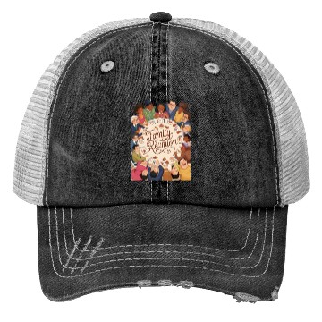 Discover Joyous Family Reunion Feast Trucker Hats