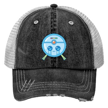 Discover Sad Robot Vacuum Cleaner Kawaii Trucker Hats