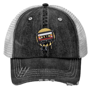 Discover Music Trucker Hats, 80's Cassette Tape , Vintage Cassette