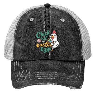 Discover Check Out My Easter Egg, Chicken Easter Trucker Hats.