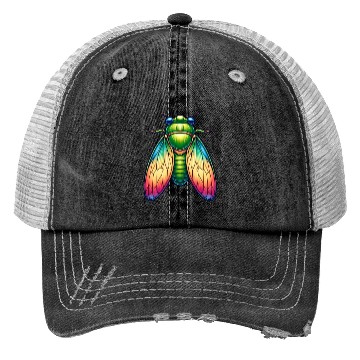Discover Colorful Cicada Trucker Hats
