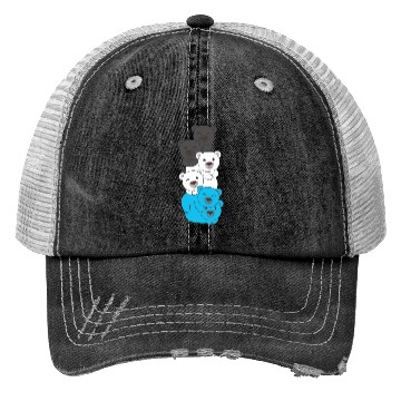 Discover Mascic Flag Pride Lgbtq Cute Bear Trucker Hats
