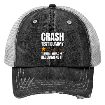 Discover Broken Bone Injury Gifts Crash Test Dummy Trucker Hats