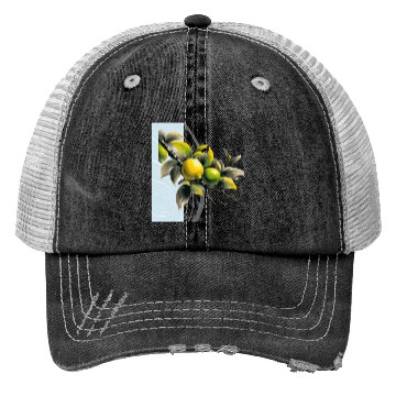 Discover Green and yellow lemon Trucker Hats