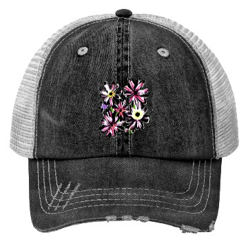 Discover Stylish Wildflower t'Trucker Hats